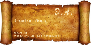 Drexler Aura névjegykártya